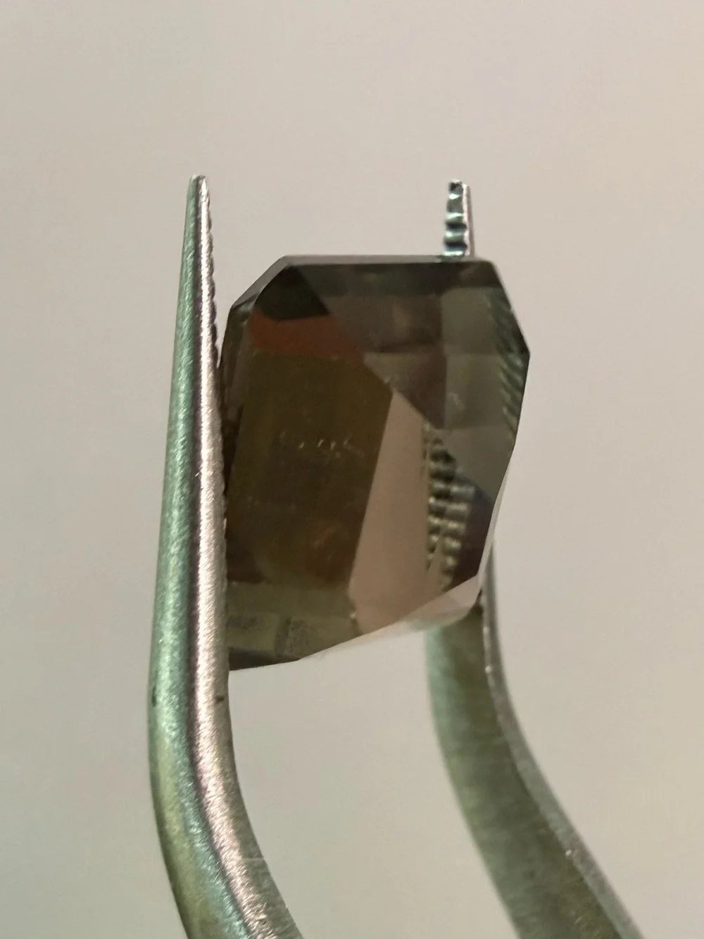Smoky Quartz Emerald-Cut Gemstone